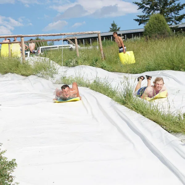 Epic Mountain slip 'n slide at OFY