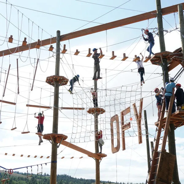 Aerial adventure park at OFY