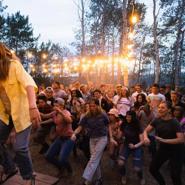Sunset dance at OFY