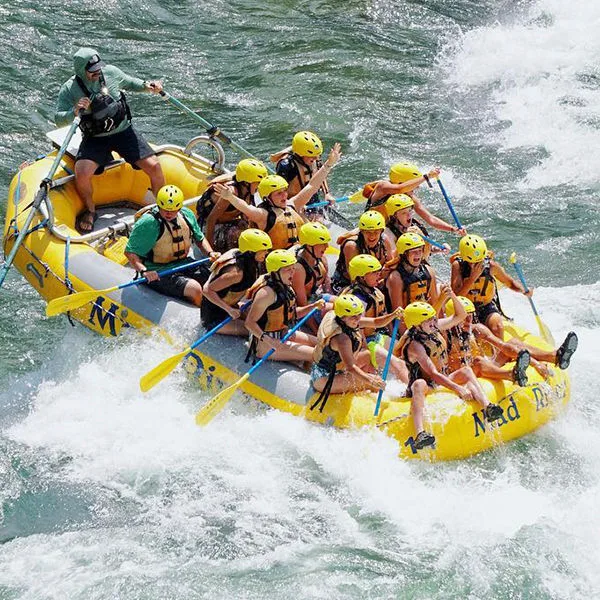 White water rafting at OFY